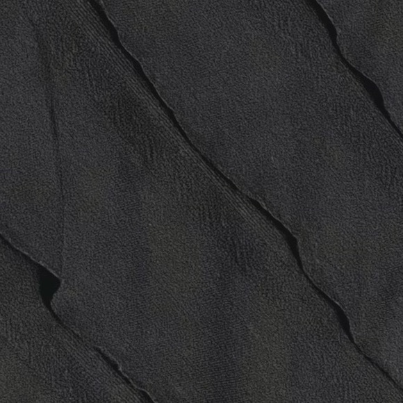 Eyeshadow Black Diagonal Ruffle Racerback Tank Top - Picture 7 of 7